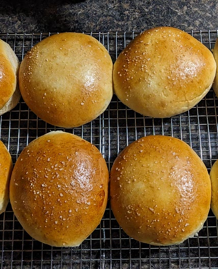 Hamburger Buns in Under an Hour