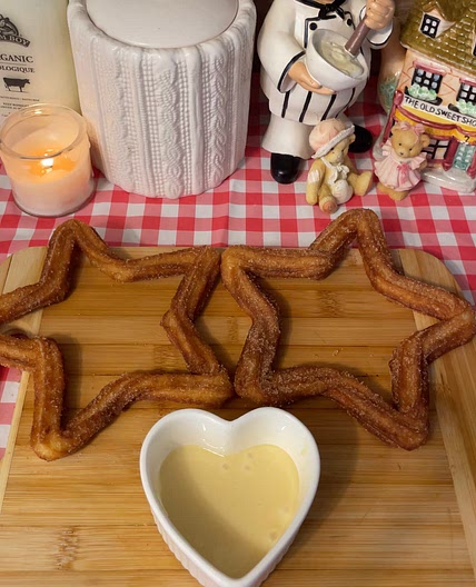 Star shaped churros 