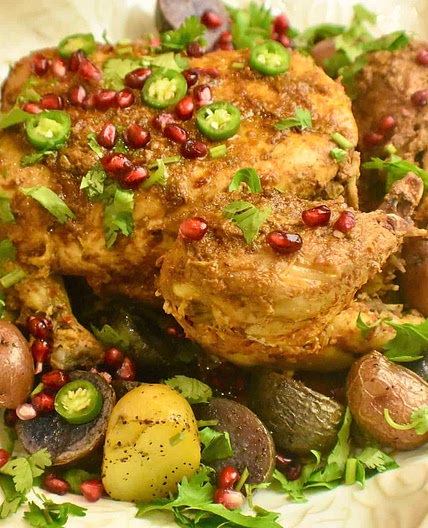 Pakistani Chicken Steam Roast