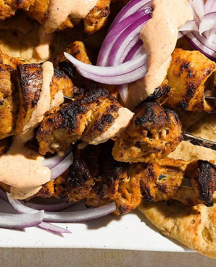 Tandoori-inspired Chicken Skewers