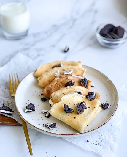 270 Calorie Oreo Crepes 