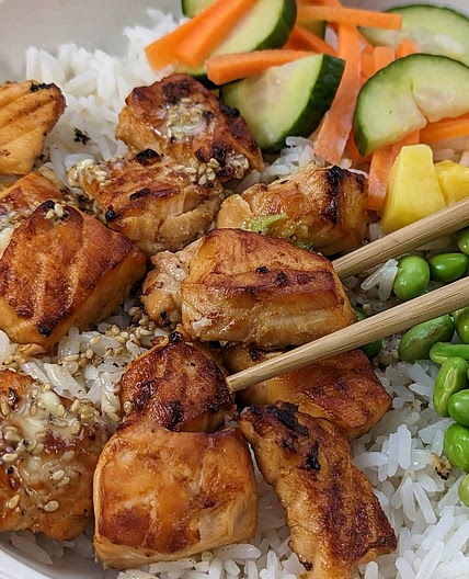 Sesame Salmon Bowl