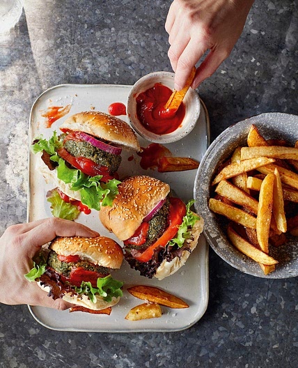 Stem and All Green Burger
