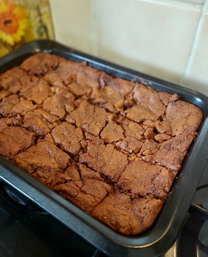 Ginger Chocolate Chip Brownies