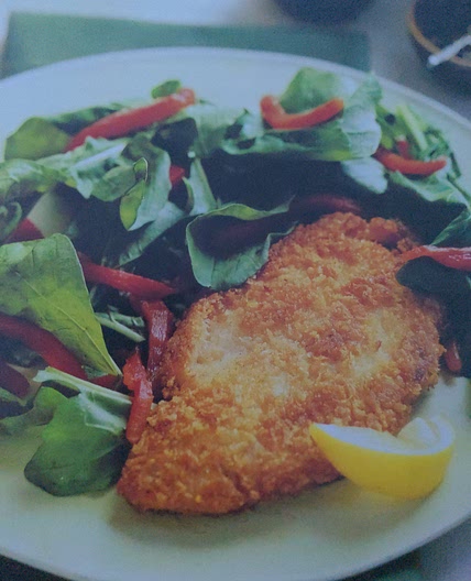 Cutlets Romano with Arugula Salad