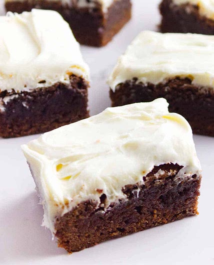 Brownies with Cream Cheese Frosting