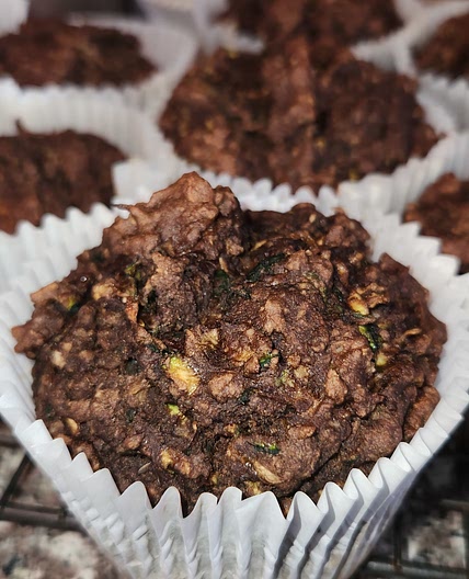 Chocolate Zucchini Muffins