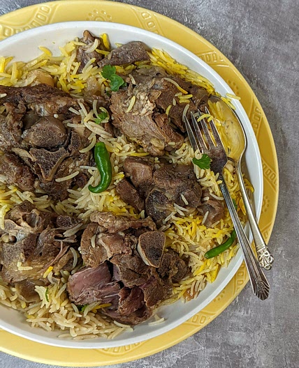 Yakhni Pulao