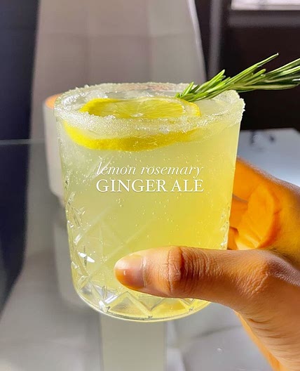 Lemon Rosemary Ginger Ale