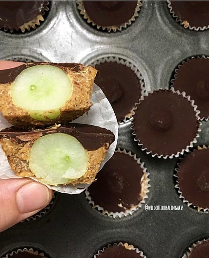 Frozen Fruity Nut Butter Cups