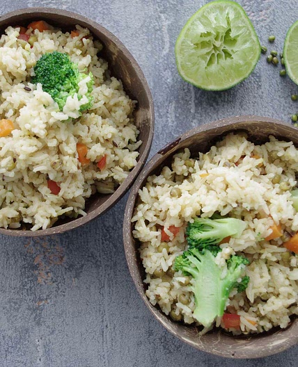 Khichari style seasoned rice