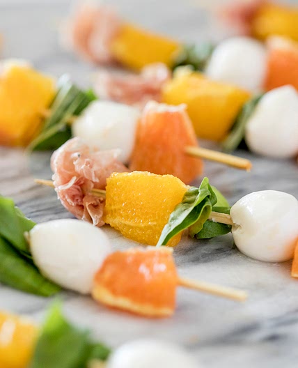 Citrus Caprese Skewers - Summer Citrus