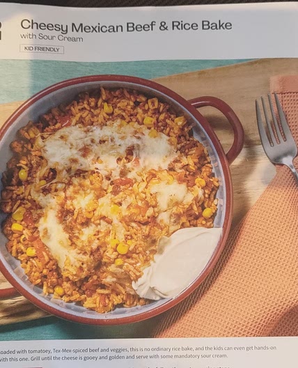 Cheesy Mexican Beef|Bean & Rice bake