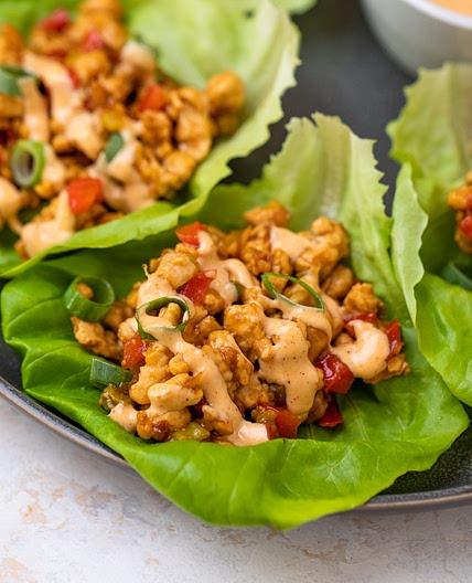 Asian Chicken Lettuce Wraps