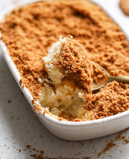 Healthy High Protein Biscoff Cheesecake