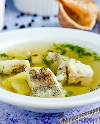 Pollak fish soup