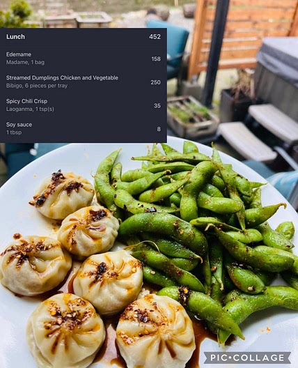 Easy Dumpling & Edamame 