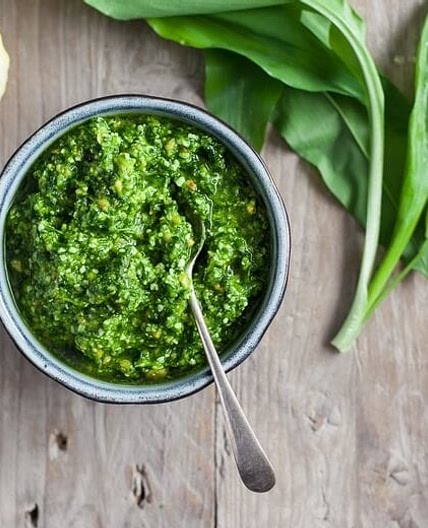 Wild garlic pesto
