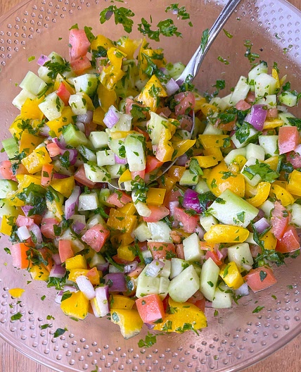 Arabic Style Chopped Salata