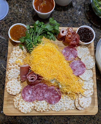 Easter Carrot Cheese Ball