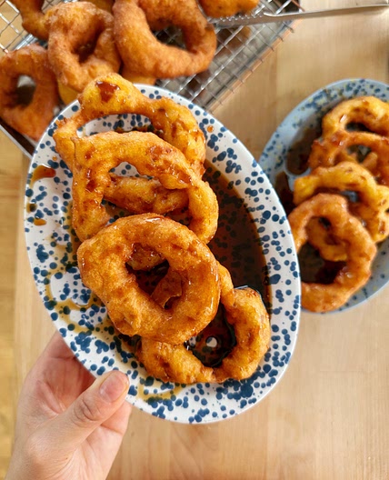Picarones (Peruvian Pumpkin/Squash Donuts)