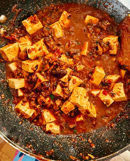 VEGAN SPICY MAPO TOFU