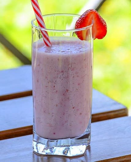 Smoothie de Fresa y Platano!
