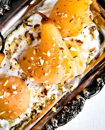 Honey & Spice Pear Pudding