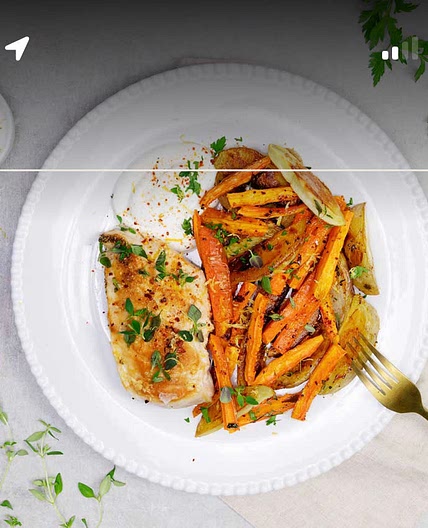 Grilled Chicken with veggies