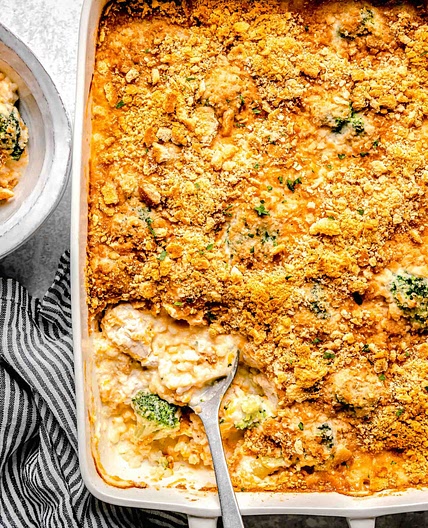 Broccoli, Rice, and Chicken Casserole