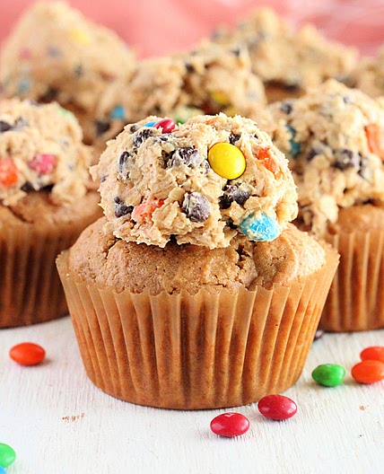 Monster Cookie Cupcakes