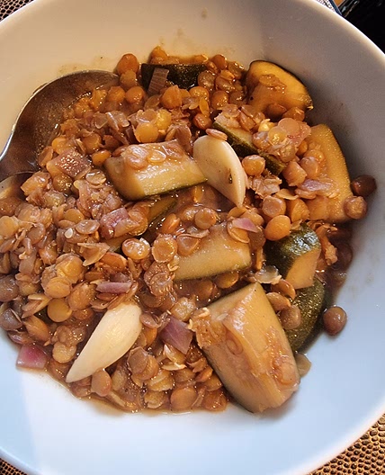 Koussa and Lentil Stew