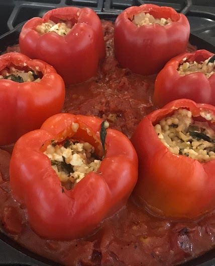 Healthy Vegetable and Couscous Stuffed Peppers