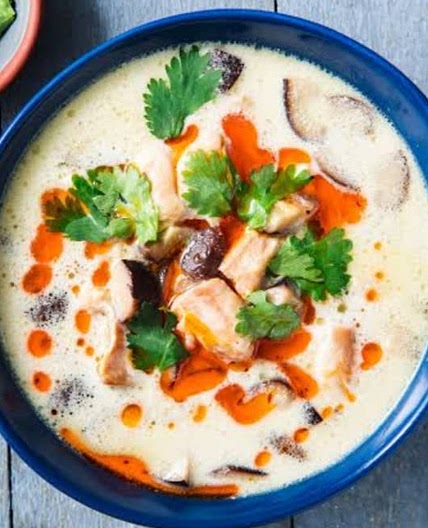 Creamy coconut soup