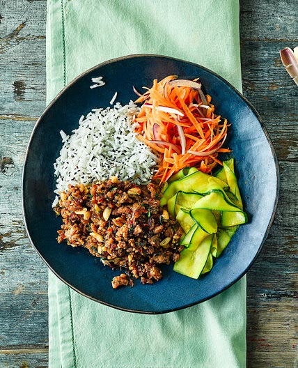 Vietnamese-Style Sticky Lemongrass Pork Bowl