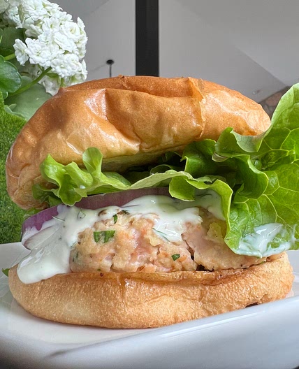 WIC Approved Salmon Burgers