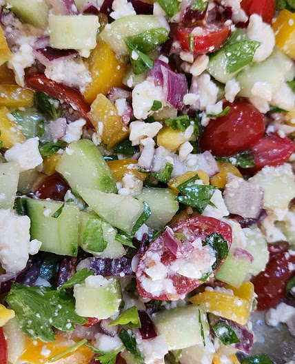 Bulgarian Salad (Shopska salata)