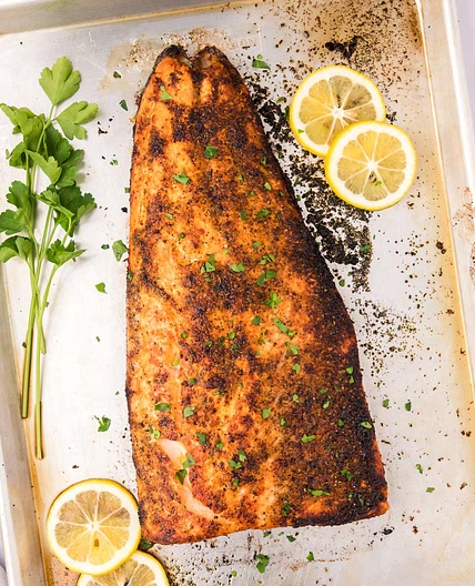 Broiled Salmon