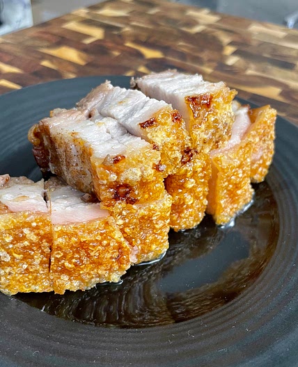 Air Fryer Crispy Pork Belly