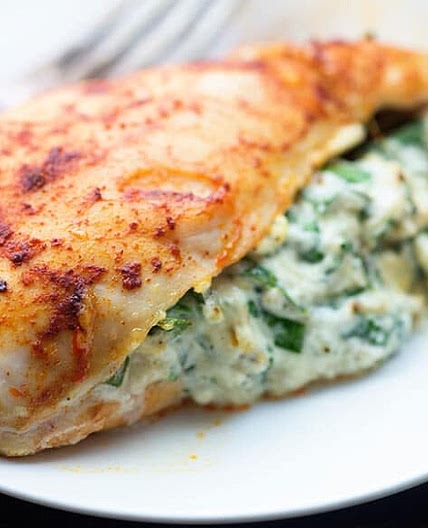 Spinach Stuffed Chicken Breast 
