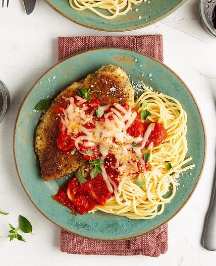 Chicken Parmesan Spaghetti 