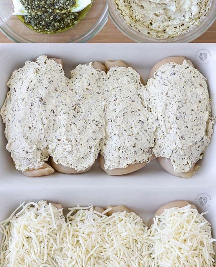 Cheesy Pesto Chicken