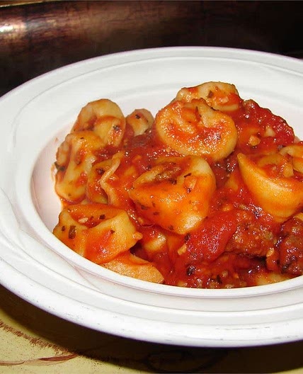 Slow Cooker Cheesy Italian Tortellini
