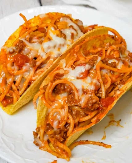 Spaghetti Tacos
