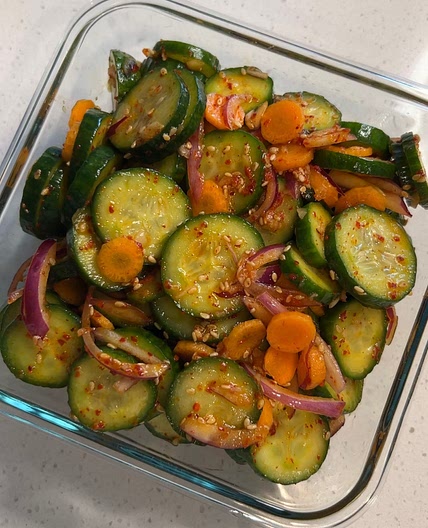 Korean Cucumber Salad 