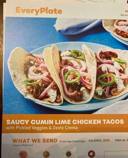 Saucy Cumin Lime Chicken Taco