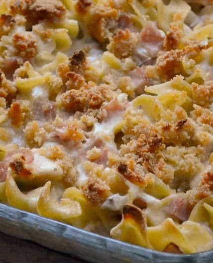 Creamy Chicken Cordon Bleu Casserole