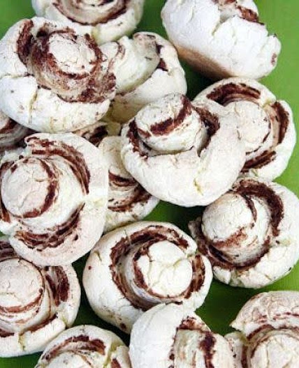 Button mushroom cookies