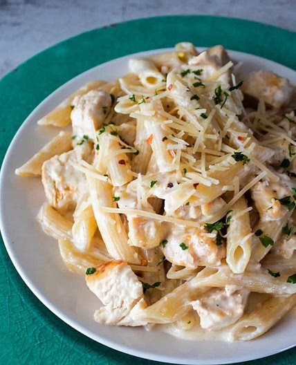 Crockpot Chicken Alfredo