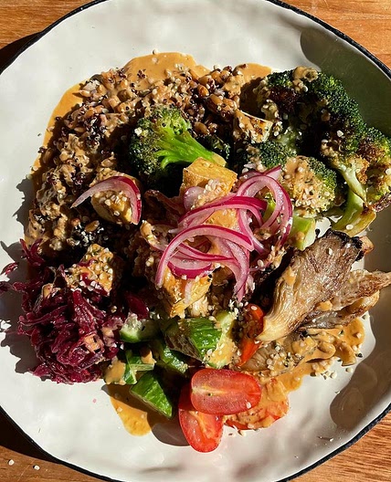 Broccoli mushroom tofu (ZOE)